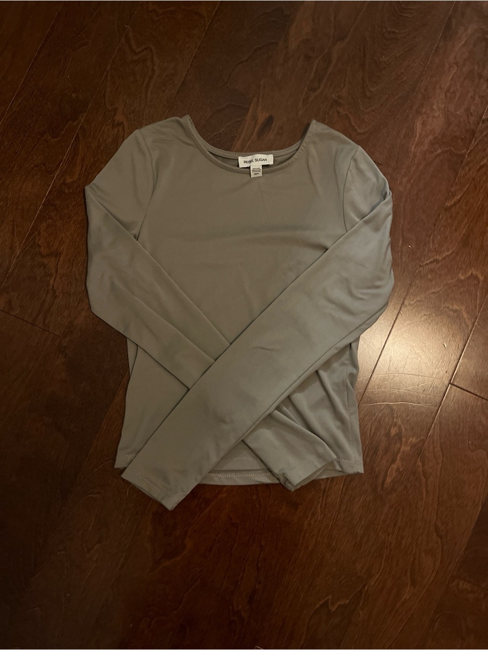 Winners Rebel Sugar Long Sleeve Crewneck Top in Tan Cream colour